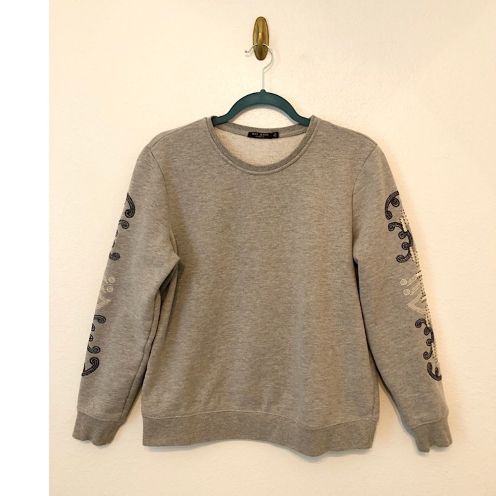 Max Jeans Embellished Sweatshirt